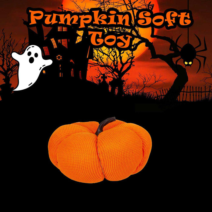 Pumpkin Soft Toy Halloween Themed Plush 10cm x 22cm Purple X 1