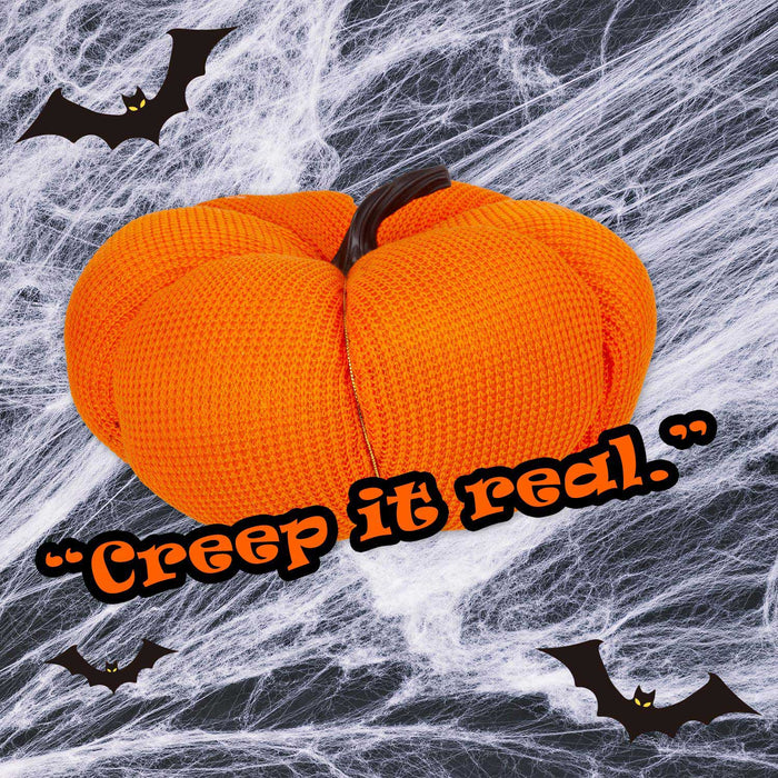 Pumpkin Soft Toy Halloween Themed Plush 10cm x 22cm Purple X 1