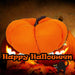 Pumpkin Soft Toy Halloween Themed Plush 10cm x 22cm Orange X 1
