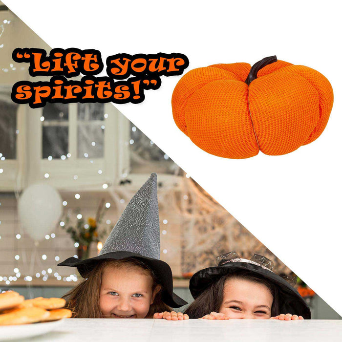 Pumpkin Soft Toy Halloween Themed Plush 10cm x 22cm Purple X 1