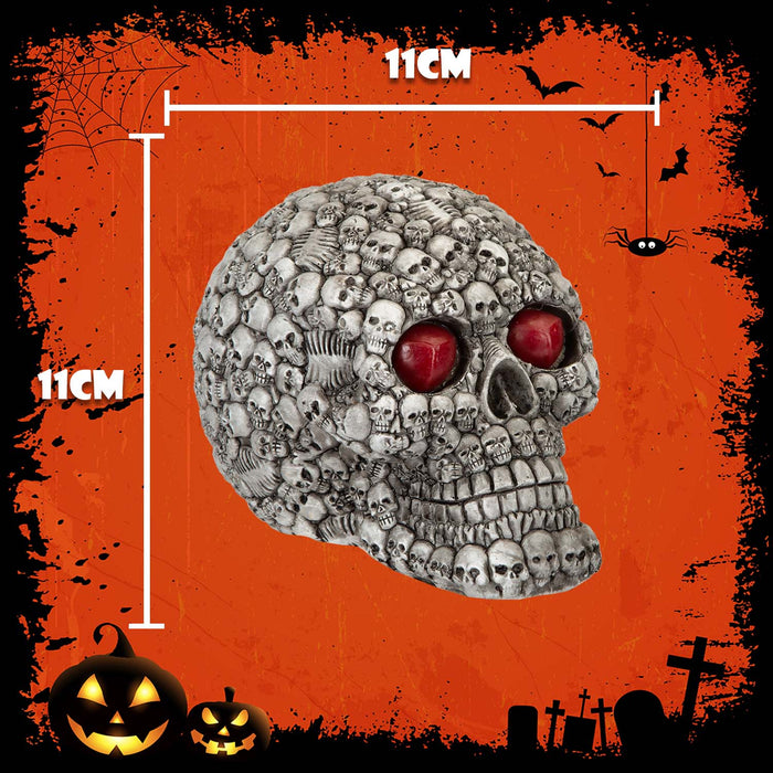 Halloween Skull LED Decoration | Party Accessories | Grey