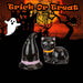 Halloween Hat & Cat Cruet Set Decoration | Party Accessories | Black