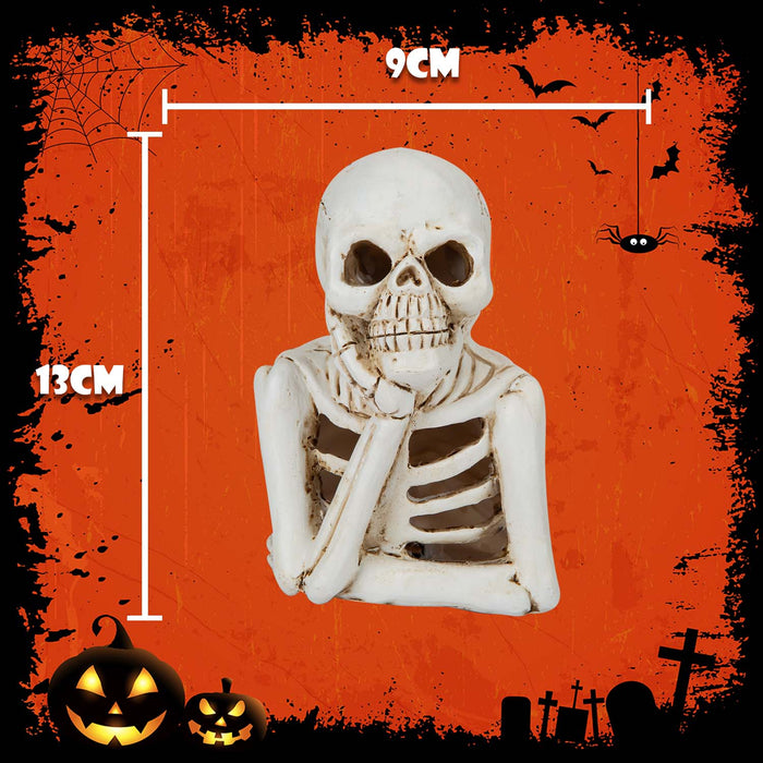 Halloween Skeleton LED Decoration Tray | Party Accessories | White