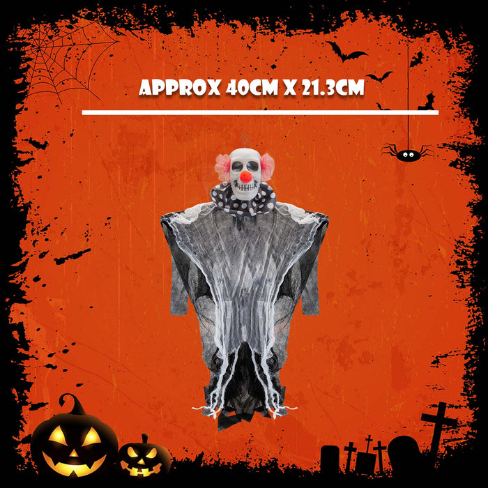 Halloween Skeleton Clown Hanging Decoration Trick or Treat Party  MultiColour