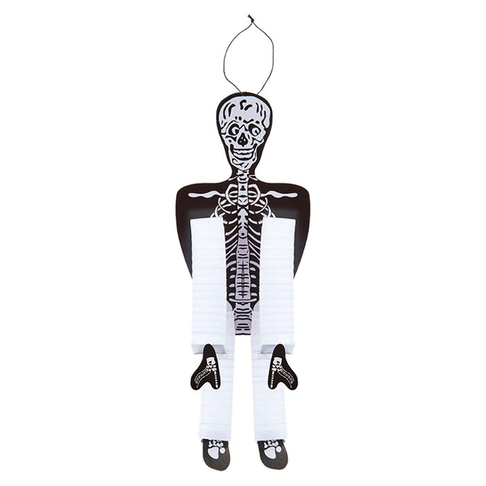 Halloween Hanging Skeleton Decoration Trick or Treat Party 90cm White