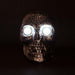 Halloween Skull Sound Activated with Light & Sound Trick or Treat Party Grey