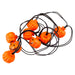 Halloween Pumpkins Lights LED Set of 8 Trick or Treat Party Set of 8 Orange