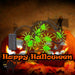 Halloween Spider Lights LED Set of 8 Trick or Treat Party of