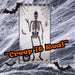 Halloween Door Curtain Skeleton Design Trick or Treat Party 213cm x 102cm White