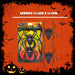 Halloween Spiders Decoration Trick or Treat 14cm x 10cm Black Glitter