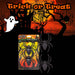 Halloween Spiders Decoration Trick or Treat 14cm x 10cm Black Glitter