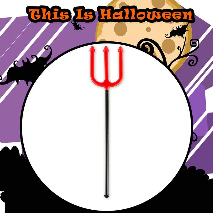 Halloween Devils Trident Fancy Dress Prop Halloween Party, Trick or Treat Red