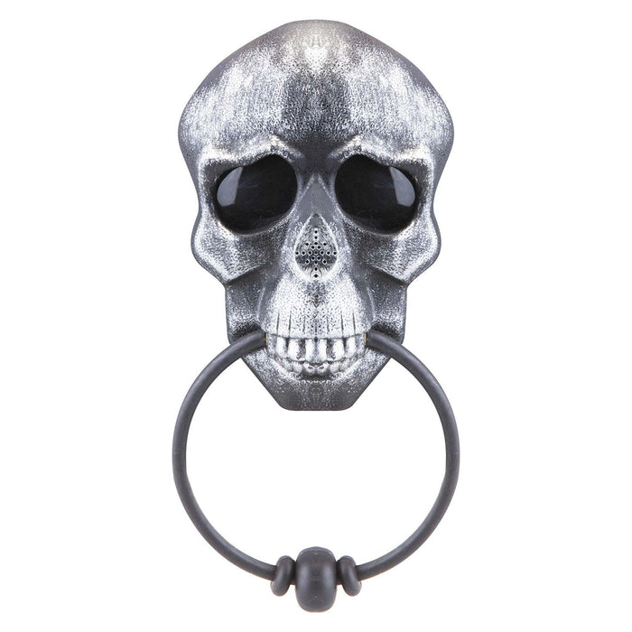 Halloween Door Knocker Spooky Decoration Halloween Party, Trick or Treat  Silver