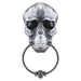 Halloween Door Knocker Spooky Decoration Halloween Party, Trick or Treat  Silver