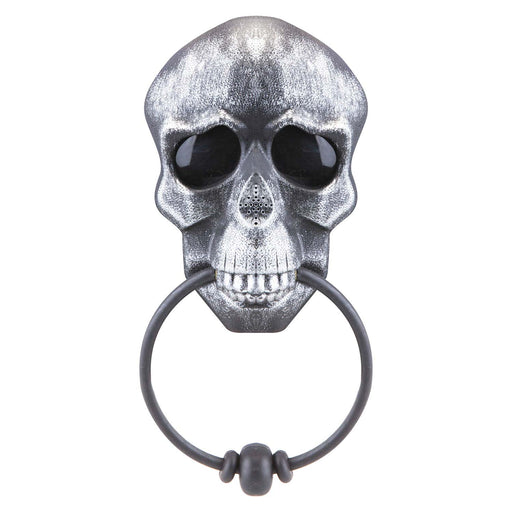 Halloween Door Knocker Spooky Decoration Halloween Party, Trick or Treat Silver