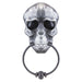 Halloween Door Knocker Spooky Decoration Halloween Party, Trick or Treat Silver