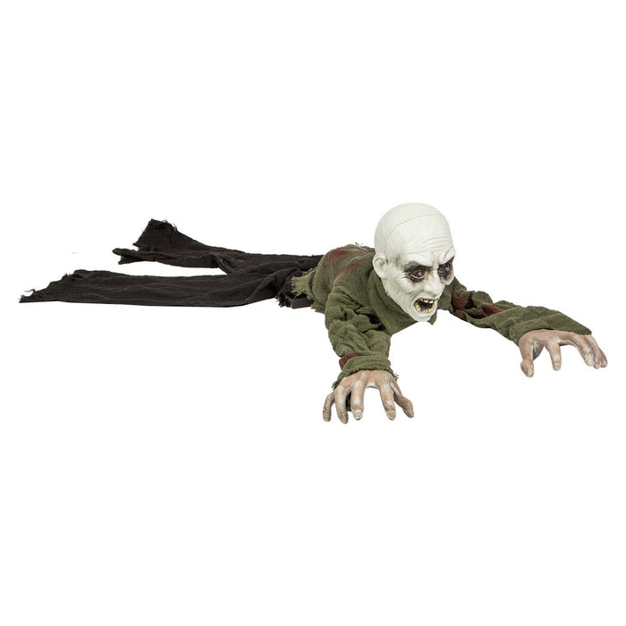 Animated Crawling Zombie Halloween Decoration Trick or Treat Party