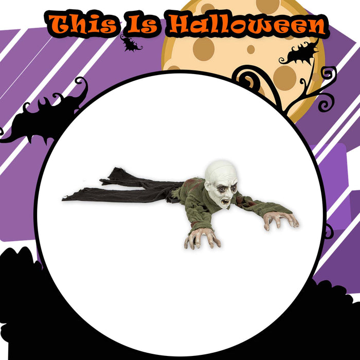 Animated Crawling Zombie Halloween Decoration Trick or Treat Party MultiColour