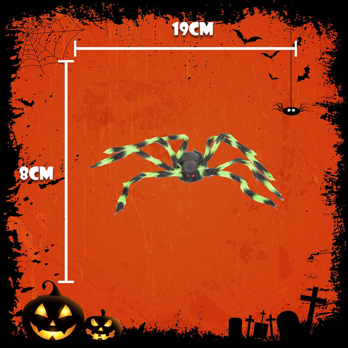 Halloween Giant Spider Decoration | Party Accessories | Green & Black