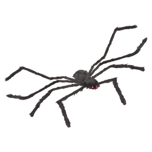 Halloween Giant Fury Spider Decoration | Party Accessories | Black