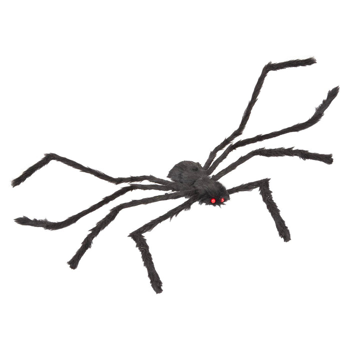 Halloween Giant Fury Spider Decoration | Party Accessories | Black