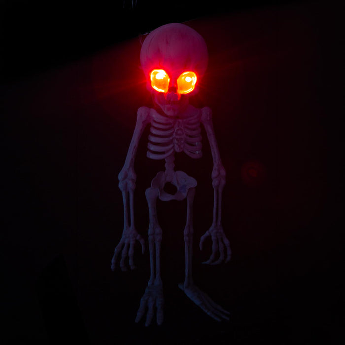 Halloween Alien Hanging Skeleton Decoration | Party Accessory | White