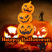 Halloween Pumpkin Light Up Decoration | Party Accessories | Orange