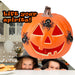 Halloween Light Up Spider Pumpkin | Party Accessories | Orange