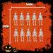 Halloween Glow Skeletons 10 Pack | Party Accessories | 10 Pack