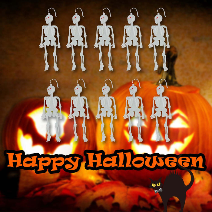 Halloween Glow Skeletons 10 Pack | Party Accessories | 10 Pack