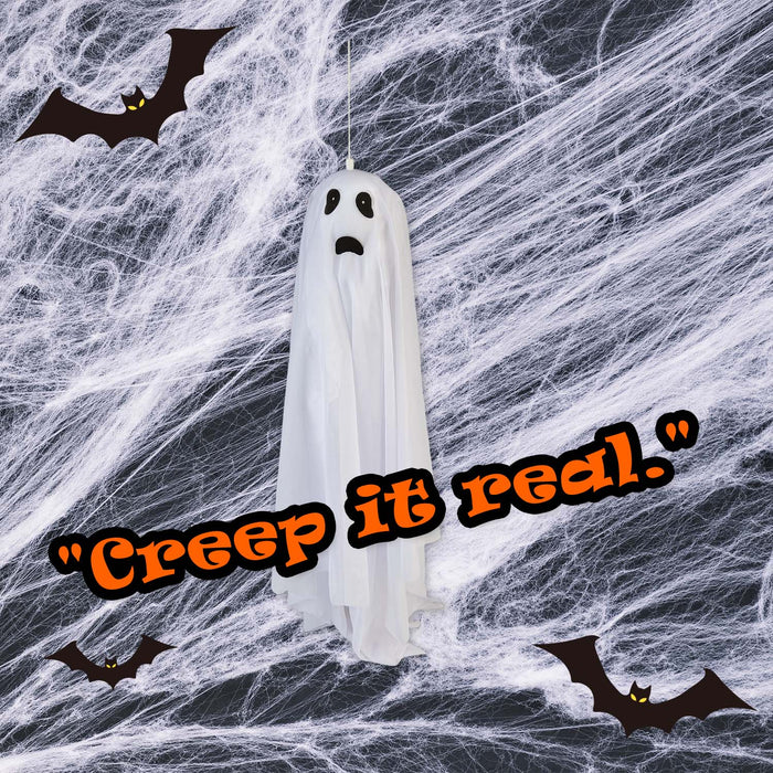 Halloween Floating Light Up Ghost | Party Accessories | White