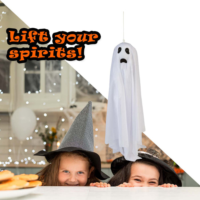 Halloween Floating Light Up Ghost | Party Accessories | White