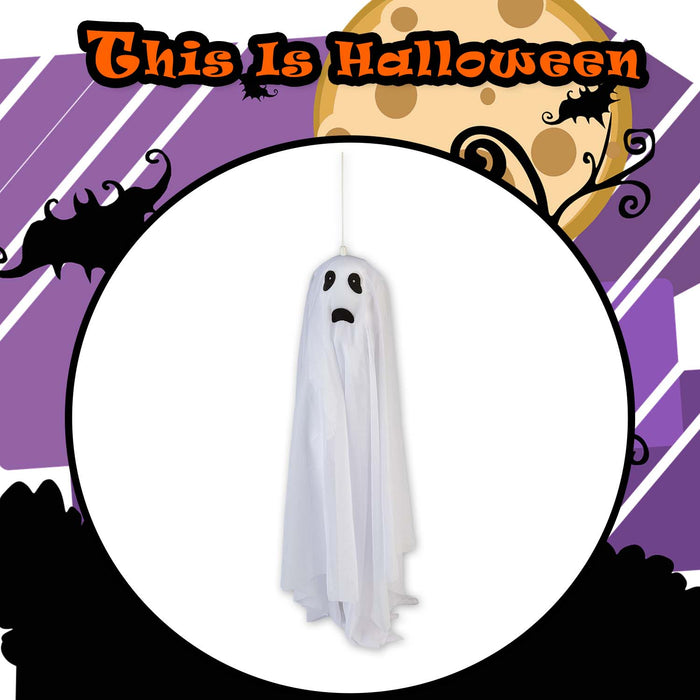 Halloween Floating Light Up Ghost | Party Accessories | White