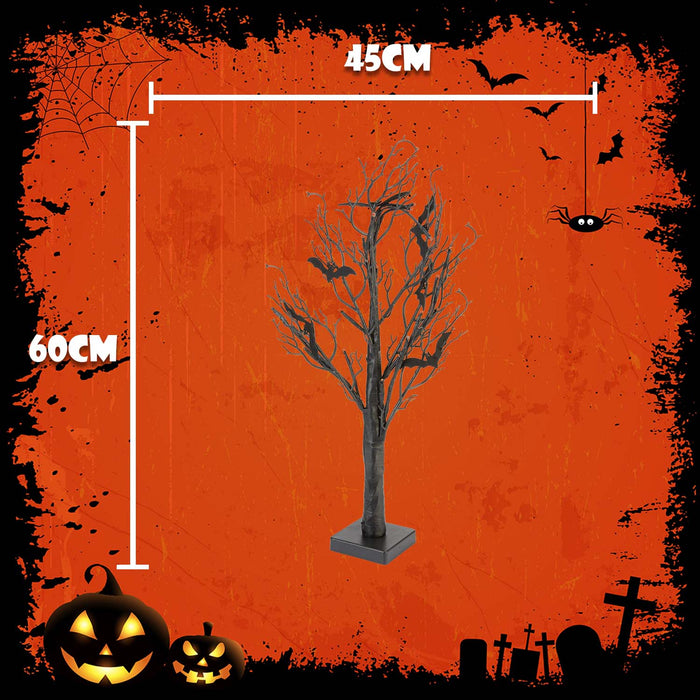 Halloween Bat Light Up Tree Decoration | Party Accessories | Black