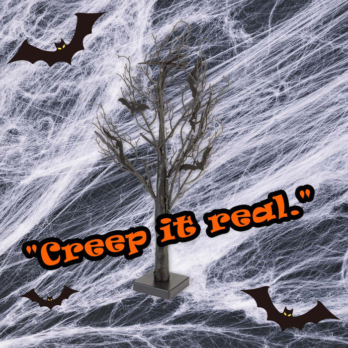 Halloween Bat Light Up Tree Decoration | Party Accessories | Black