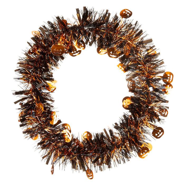 Halloween Tinsel Wreath Decoration | Party Accessories | Multi