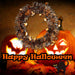 Halloween Tinsel Wreath Decoration | Party Accessories | Multi
