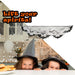 Halloween Bat Cobweb Mantel Piece Runner | Party Accessories | Black
