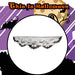 Halloween Bat Cobweb Mantel Piece Runner | Party Accessories | Black
