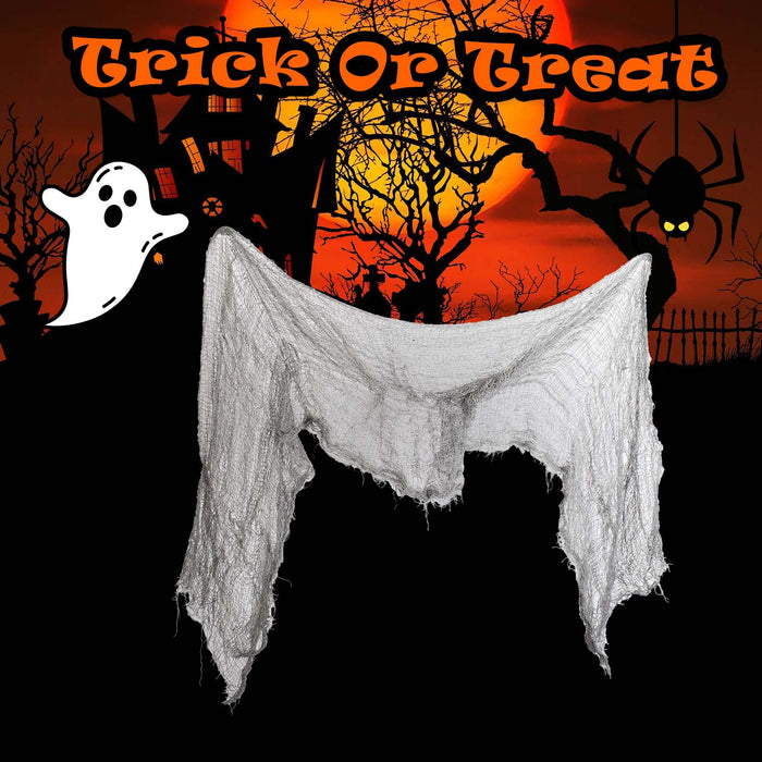 Halloween Grey Creepy Table Cloth | Party Accessories | Grey