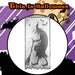 Halloween Wicked Witch Door Curtain | Party Accessories | Grey