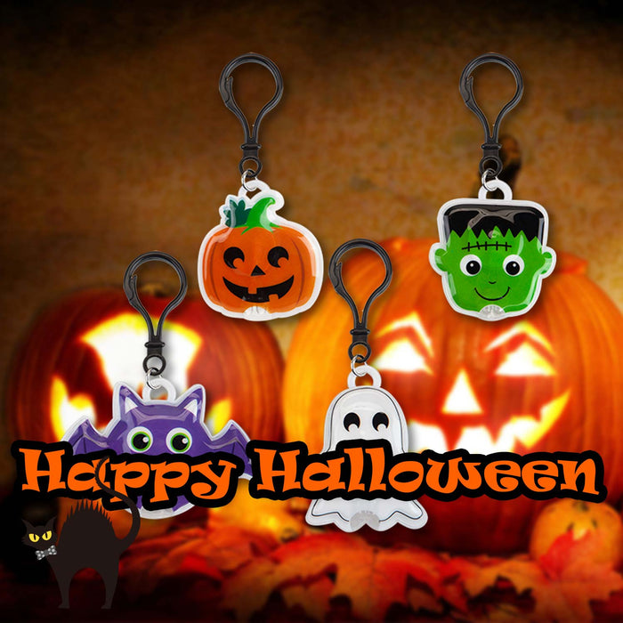 Halloween Clip on light 1 Piece Mystery Bag Bat, Frankie, Pumpkin