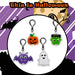 Halloween Clip on light 1 Piece Mystery Bag Bat, Frankie, Pumpkin, Ghost  MultiColour