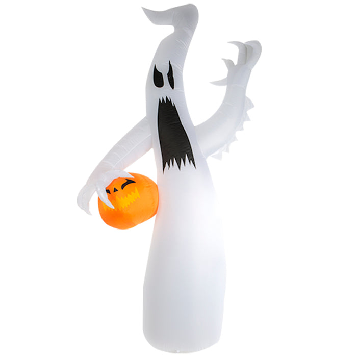 Inflatable Ghost with Lights, Halloween Decorations, Halloween Size: 2.4m