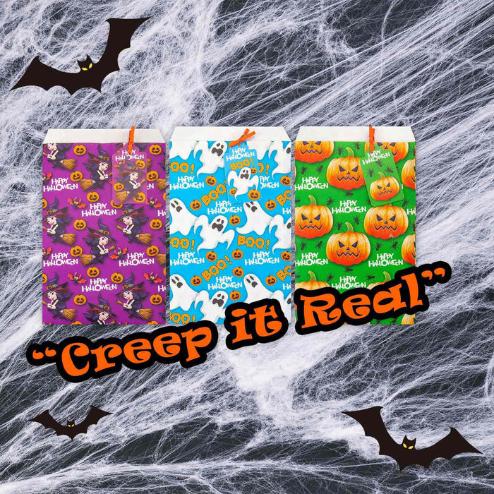 Halloween Paper Bags Mini Design Pack of 10 3 Assorted