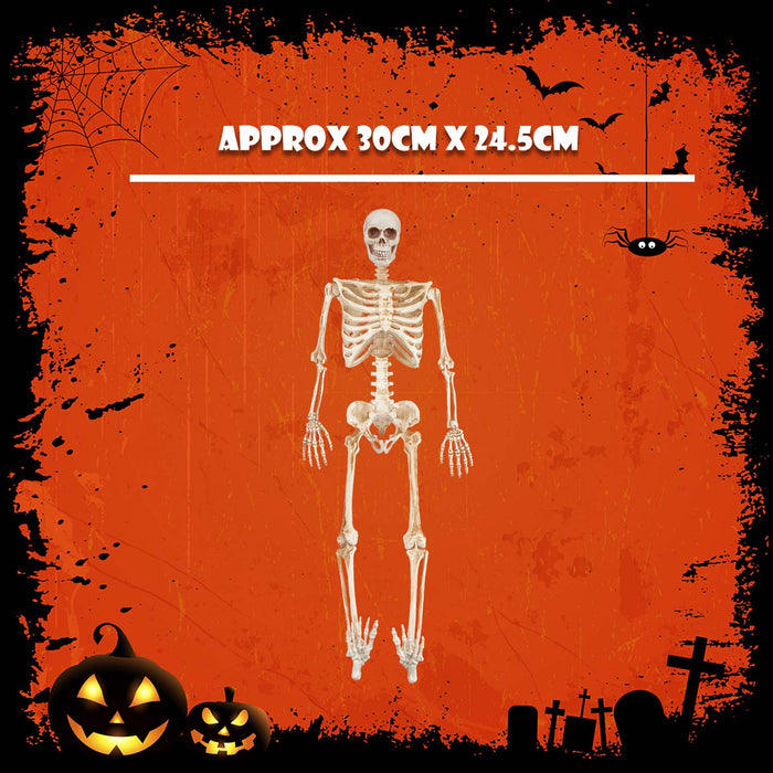 Halloween Skeleton Decoration  LED Eyes Trick or Treat Party 36 Inch