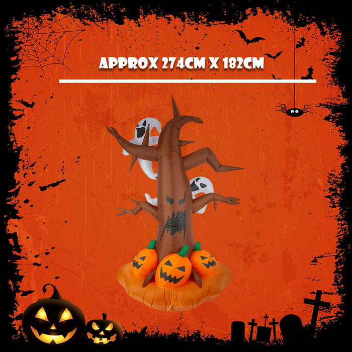 Halloween Inflatable Haunted Tree Decoration Trick or Treat