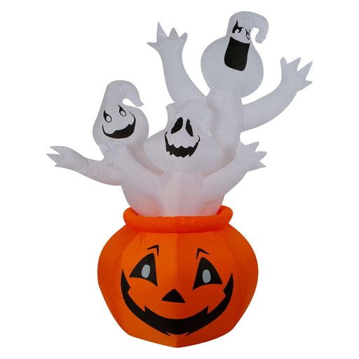 Halloween Inflatable Pumpkin Ghosts Decoration Halloween 5ft/154cm MultiColour