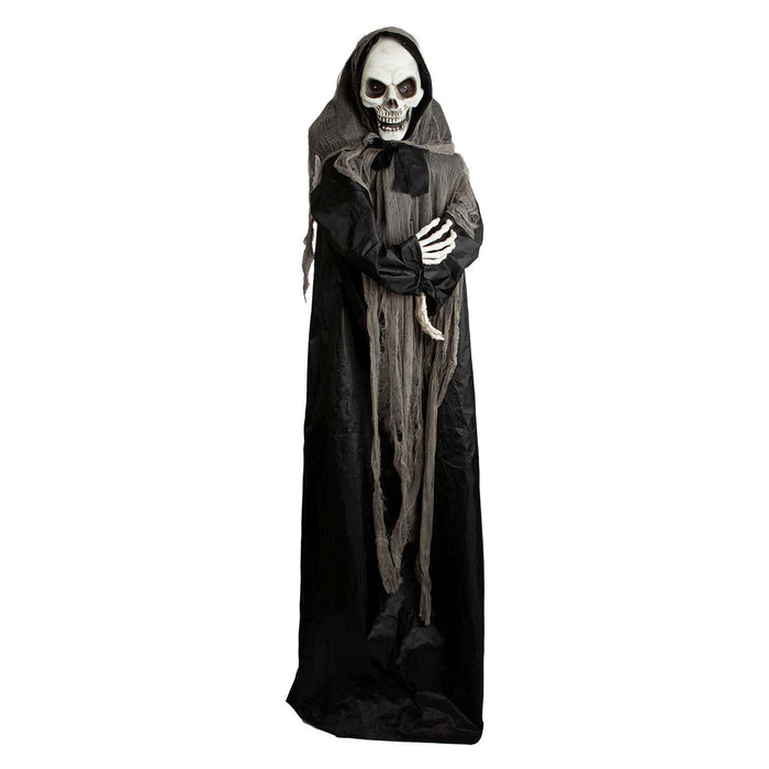 Halloween Animated Skeleton Ghost Decoration Trick or Treat Party 72inch Black