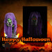 Halloween Animated Witch Decoration Halloween Party, Trick or Treat  Purple